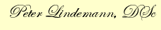 Peter Lindemann